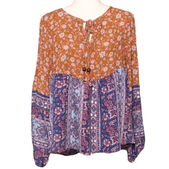 Tops 374 New Boho Floral Top Poshmark